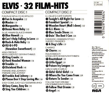 32 Film-Hits - RCA PD 89388(2) - Germany 1984